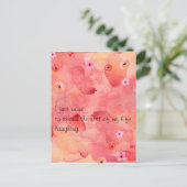 残りの人生の笑い葉書 ポストカード (スタンド正面)