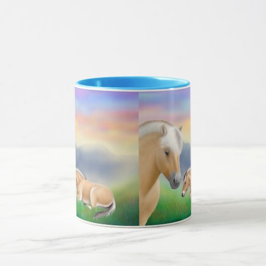 残りの信号器のマグのフィヨルドの馬 マグカップ (中央)