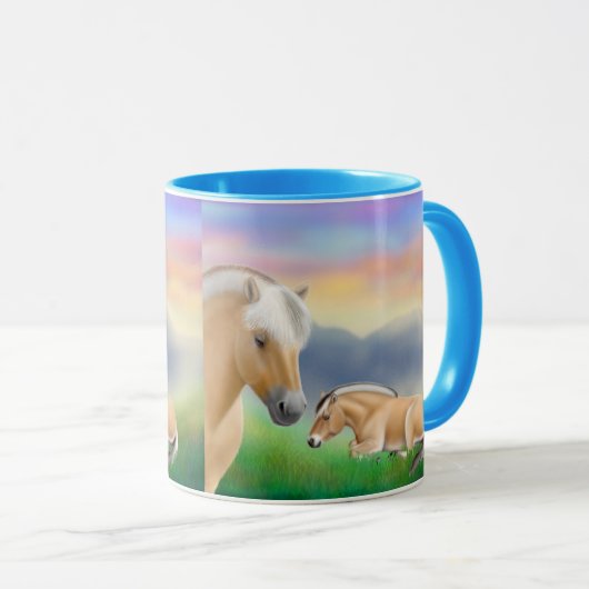 残りの信号器のマグのフィヨルドの馬 マグカップ (正面右)