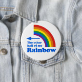 残りの半分の虹(右) 缶バッジ (インサイチュ)