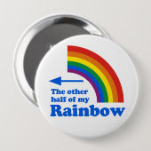 残りの半分の虹(右) 缶バッジ (正面&裏面)