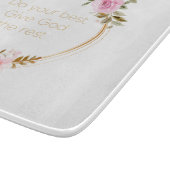 残りの最高の与え神を行う – Christian Women カッティングボード (角)