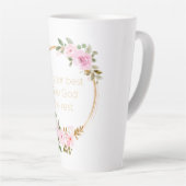 残りの最高の与え神を行う – Christian Women カフェラテマグ (右アングル)