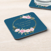 残りの最高の与え神を行う – Christian Women コースター (左側)