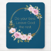 残りの最高の離れ神を行う – Christian Women マウスパッド (正面)