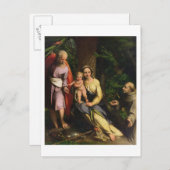 残りの残りのエジプトへのフライト， c.1515 (canvの油 ポストカード (正面/裏面)