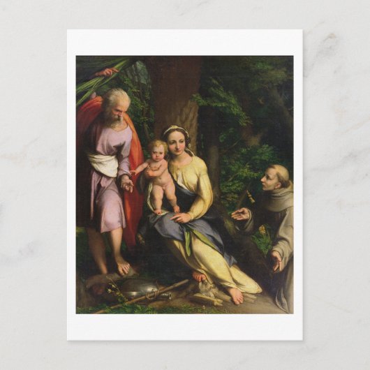 残りの残りのエジプトへのフライト， c.1515 (canvの油 ポストカード (正面)