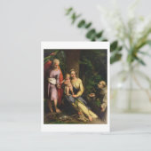 残りの残りのエジプトへのフライト， c.1515 (canvの油 ポストカード (スタンド正面)