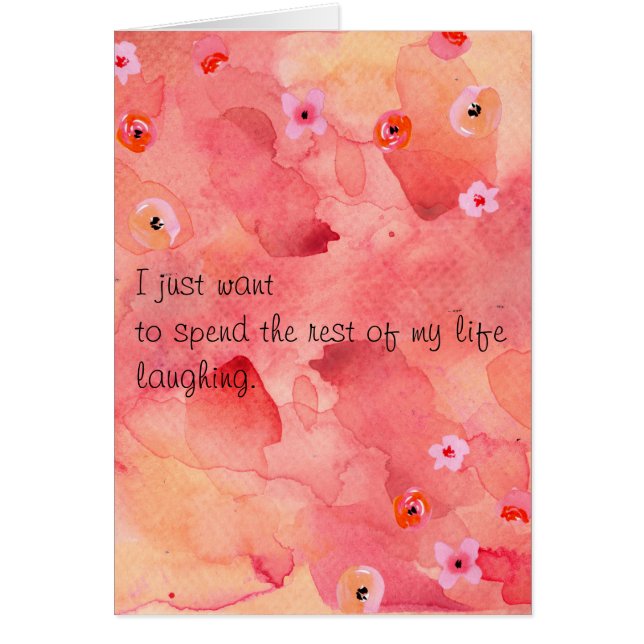 残りの私の人生の笑い、封筒が含まれている (正面)