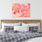 残りの私の人生の笑い、24インチx 18インチ、1.5インチ キャンバスプリント (インサイチュ (寝室))