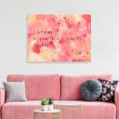 残りの私の人生の笑い、24インチx 18インチ、1.5インチ キャンバスプリント (インサイチュ (リビング))