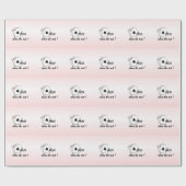 残りの赤の上のエース ラッピングペーパー (フラット)