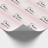 残りの赤の上のエース ラッピングペーパー (角)