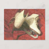 残りの郵便はがきでアイススケートします ポストカード (正面)