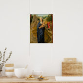 残りの飛行中のエジプトへのフライト(油パネル) ポスター (キッチン)