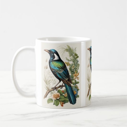 残りの鳥 コーヒーマグカップ (左)