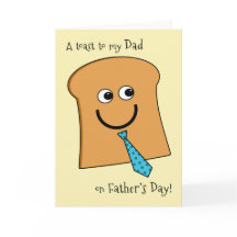 残りより父の日のバターのパパへのトースト