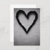 残りハート01 サンキューカード (正面/裏面)