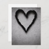 残りハート01 ノートカード (正面/裏面)