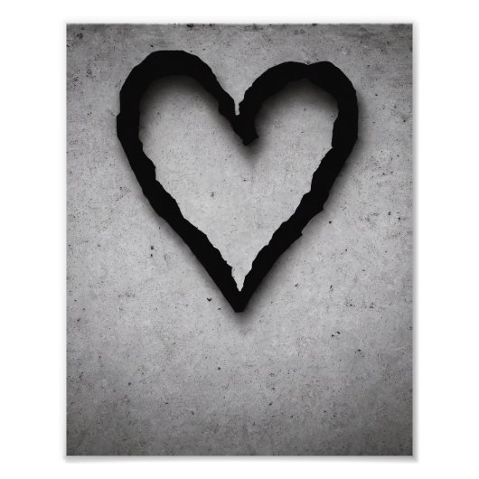 残りハート01 フォトプリント            (正面)