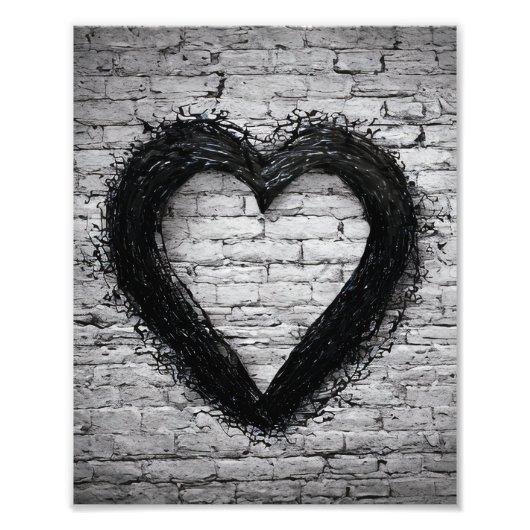 残りハート02 フォトプリント            (正面)