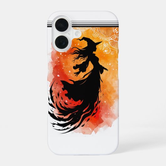 残り火の影の飛翔 iPhone 16ケース (裏面)