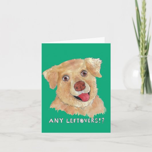 残り物はある？！ゴールデンレトリバー シーズンカード (正面)