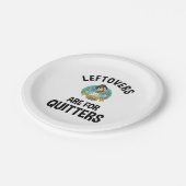 残り物はクイッター用 ペーパープレート (アングル)