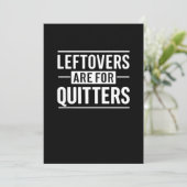 残り物は敗者のためのもの 感謝祭ユーモア名言 シーズンカード (スタンド正面)