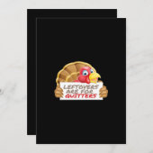 残り物は敗者のもの 感謝祭 楽しい クラシック シーズンカード (正面/裏面)