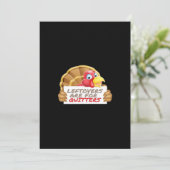 残り物は敗者のもの 感謝祭 楽しい クラシック シーズンカード (スタンド正面)