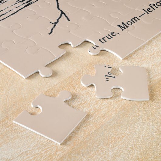 残り物 ジグソーパズル (側面)