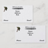 残り軍の軍隊海軍空軍海兵隊員 名刺 (正面/裏面)