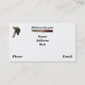 残り軍隊海軍空軍海兵隊員のレーンジャー 名刺 (正面)