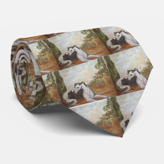 残り-タイのWhippet ネクタイ (ロール)