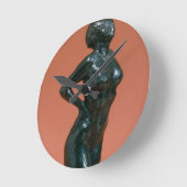 残り、c.1882-95のエドガー・ドガ|のダンサー ラウンド壁時計 (傾斜)