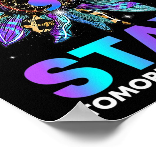 残る；明日は自殺を防止する必要がある粟原 ポスター (角)