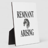 残余の発生プラーク（8 x 10インチ） フォトプラーク (側面)