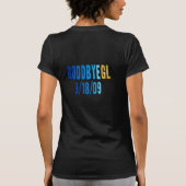 残光かGoodbyeGLのTシャツ Tシャツ (裏面)