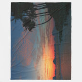 残光 フリースブランケット (正面)