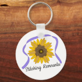 残党ロゴのステッチ キーホルダー (正面)