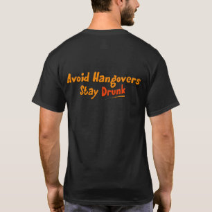 残存物-飲まれる滞在--を避けて下さい(背部) Tシャツ