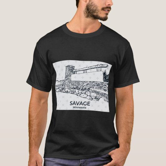残忍なミネソタ1 Tシャツ (正面)