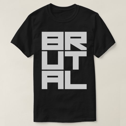 残忍なロゴ Tシャツ (デザイン正面)
