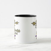 残忍な少女ゾンビ少女の漫画 マグカップ (中央)