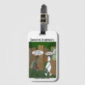残忍な荷札 ラゲッジタグ (正面縦)