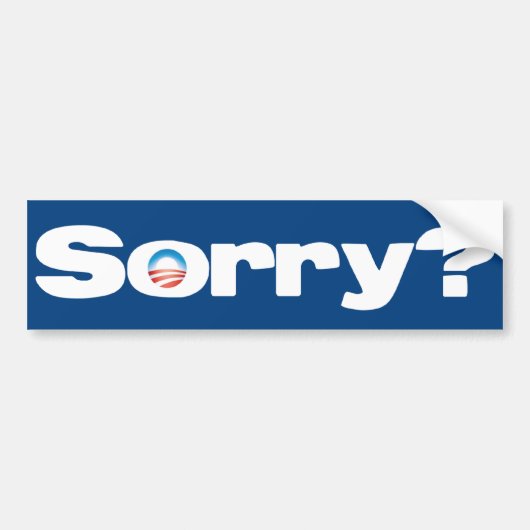 残念か。 バンパーステッカー (正面)