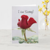 残念だ カード (黄色い花)