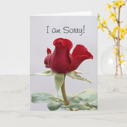 残念だ カード (黄色い花)