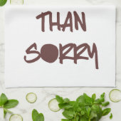 残念でやる気を起こさせるなトレーニングよりよい傷 キッチンタオル (折り畳み)